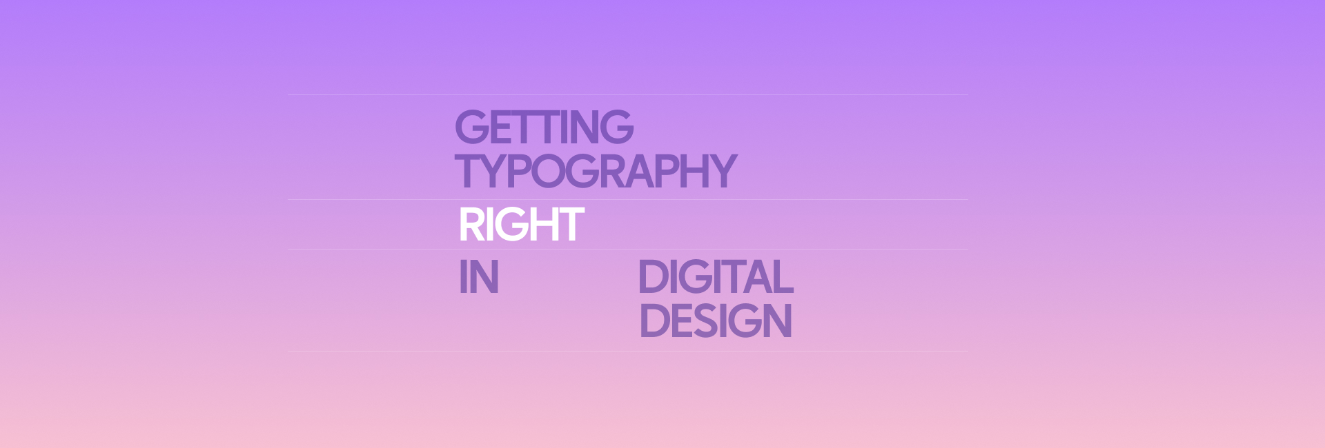 Hãy ứng dụng typography cho UI đúng cách