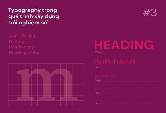 #3: Sử dụng typography trong thiết kế web